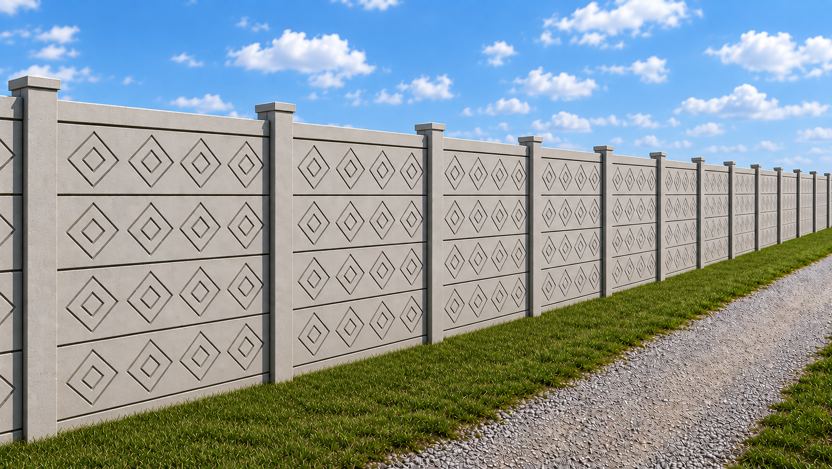 Royal fence panel design
