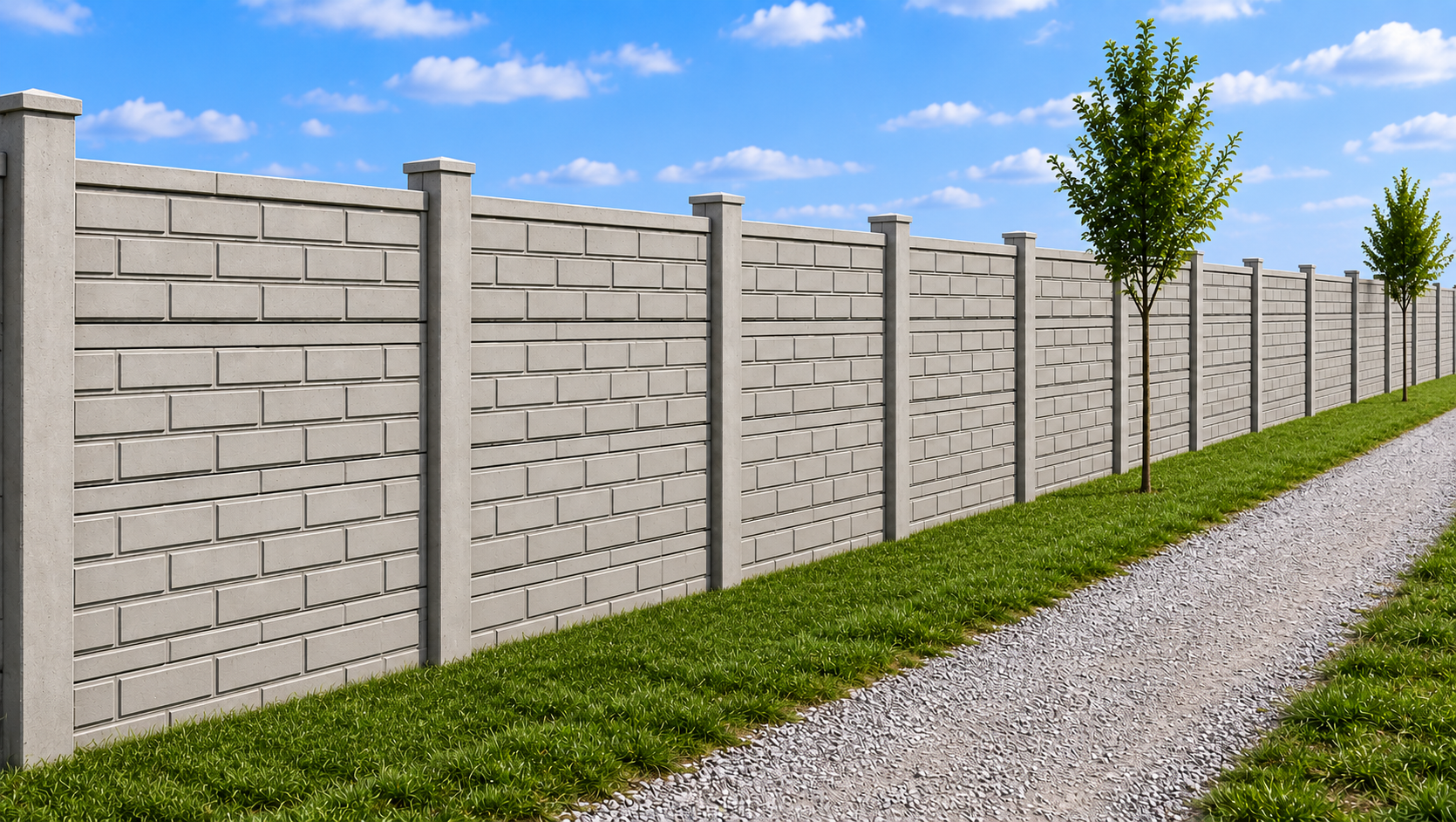 Estate fence panel design